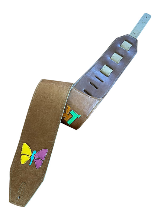 LK X FODERA 3.5" Distressed Brown Strap