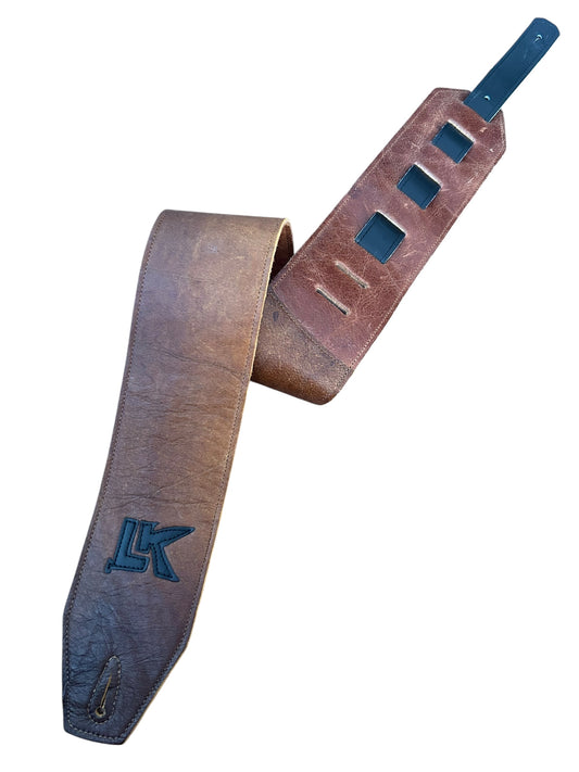 LK Strap Light Distressed Brown With Black Logo