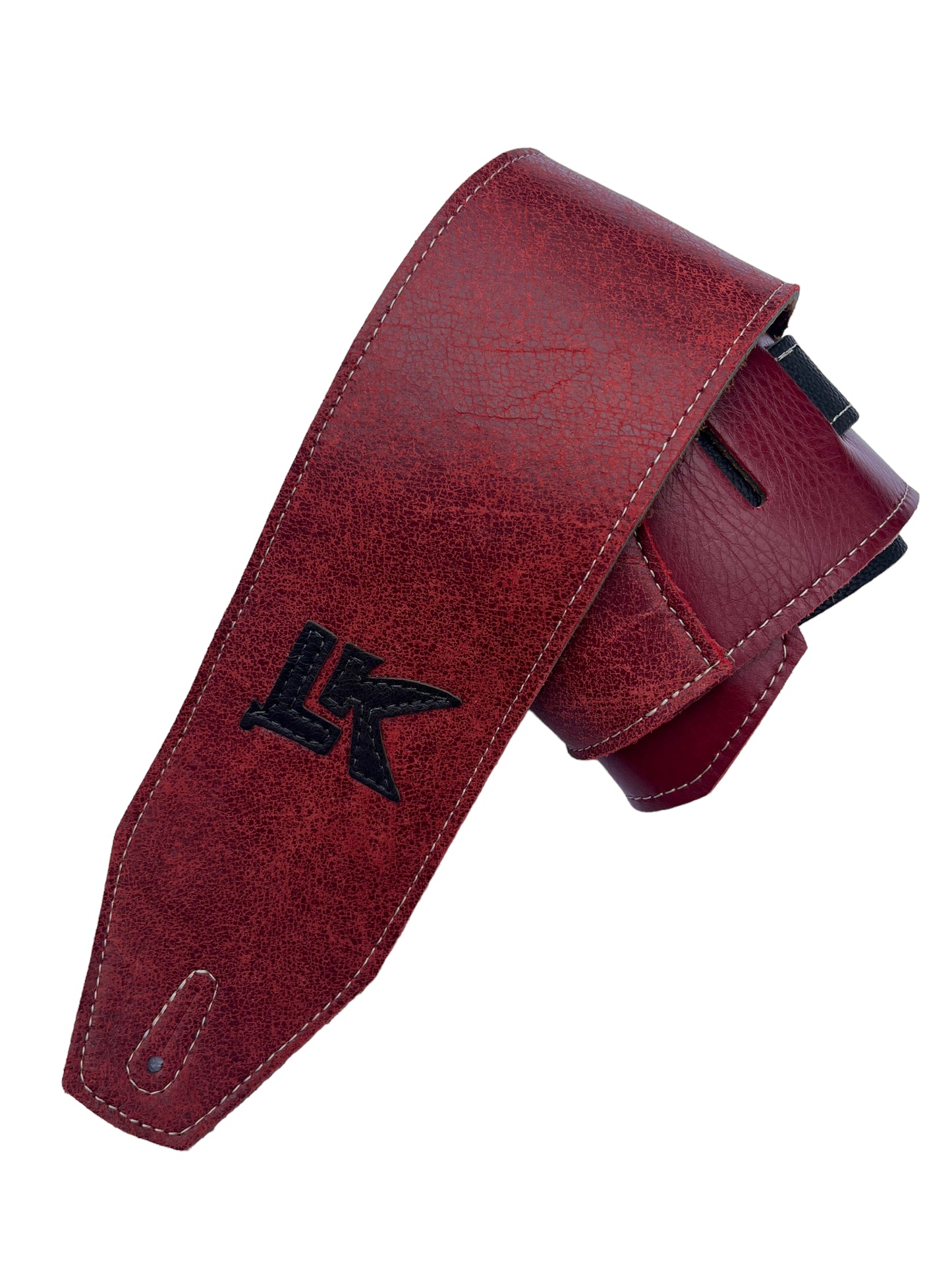 LK 3.5" Distressed Red Strap