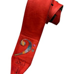 Weekly Strap Sale 4" Wide Strawberry Field With Colorful F Clef LK Strap LIMITED EDITION ! 1/1! Signed!