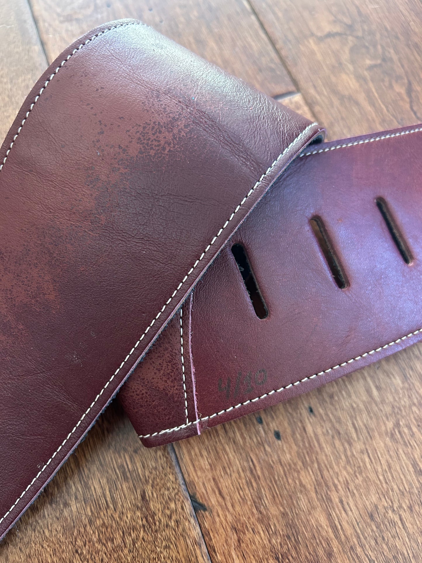 ! SALE ! LK Straps Distressed Maroon LK SIGNATURE LIMITED SERIES 4/10