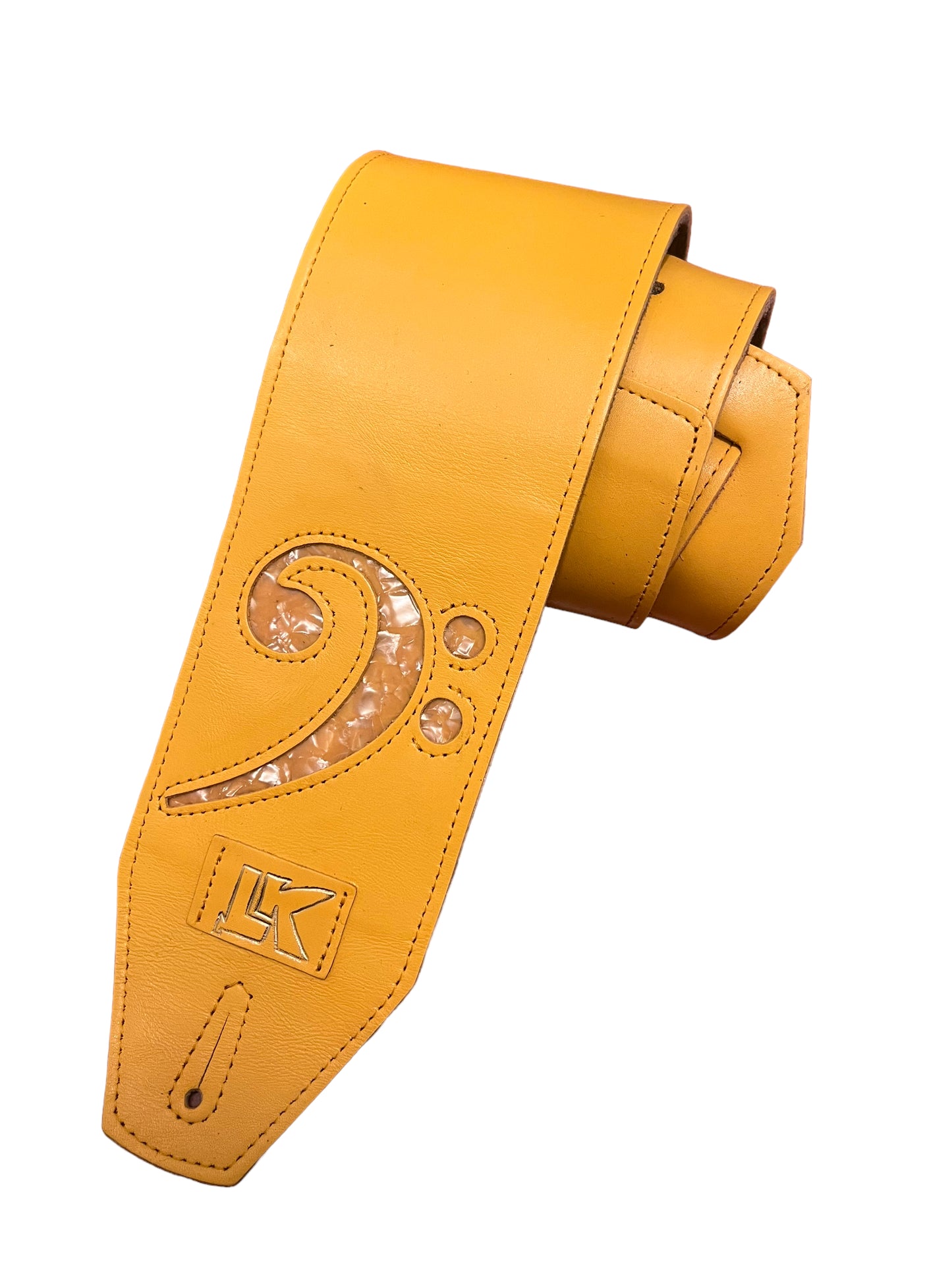 LK 4" Banana Split Yellow F Clef Strap Limited Edition!