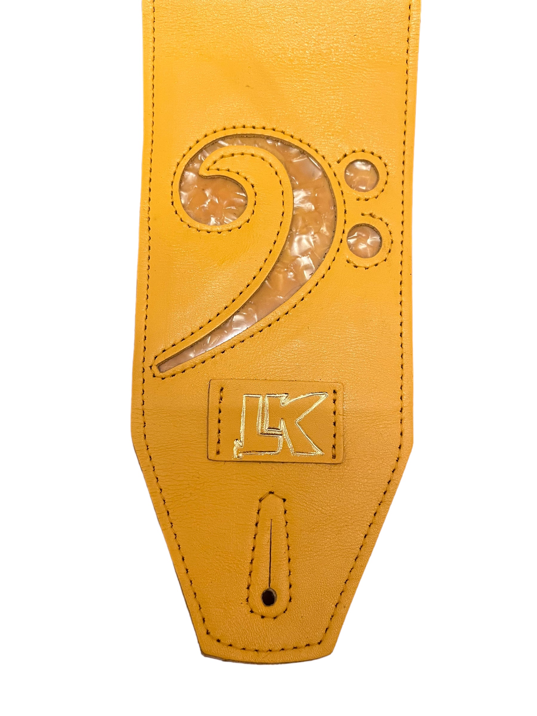 LK 4" Banana Split Yellow F Clef Strap Limited Edition!