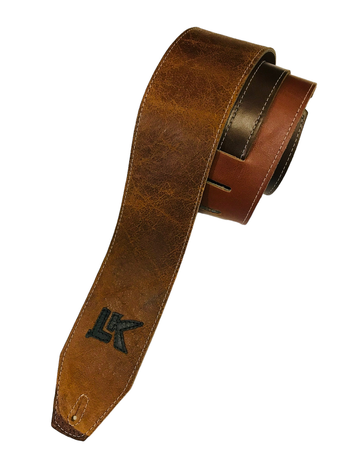 LK Dark Brown Light Distressed Brown Strap