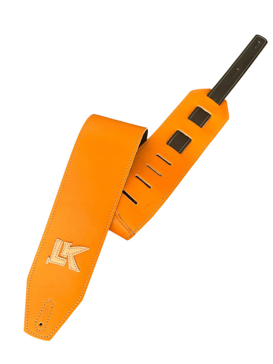 LK Strap Orange With Cream Logo