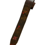 LK Strap Brown With Red Paint Splatter