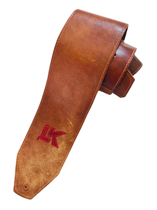 LK Wide Distressed Brown Strap