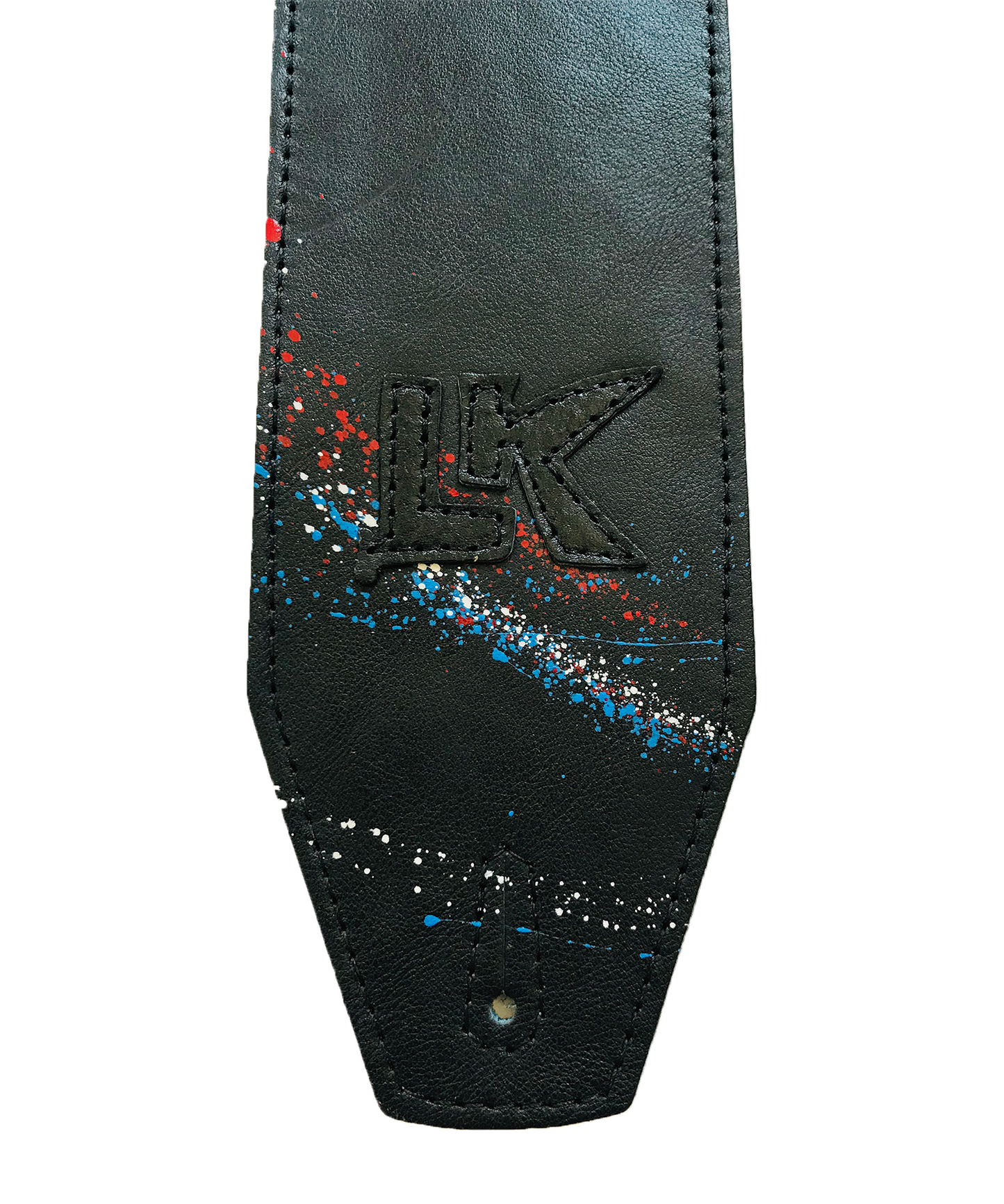 LK Black With Multi Paint Splatter Strap