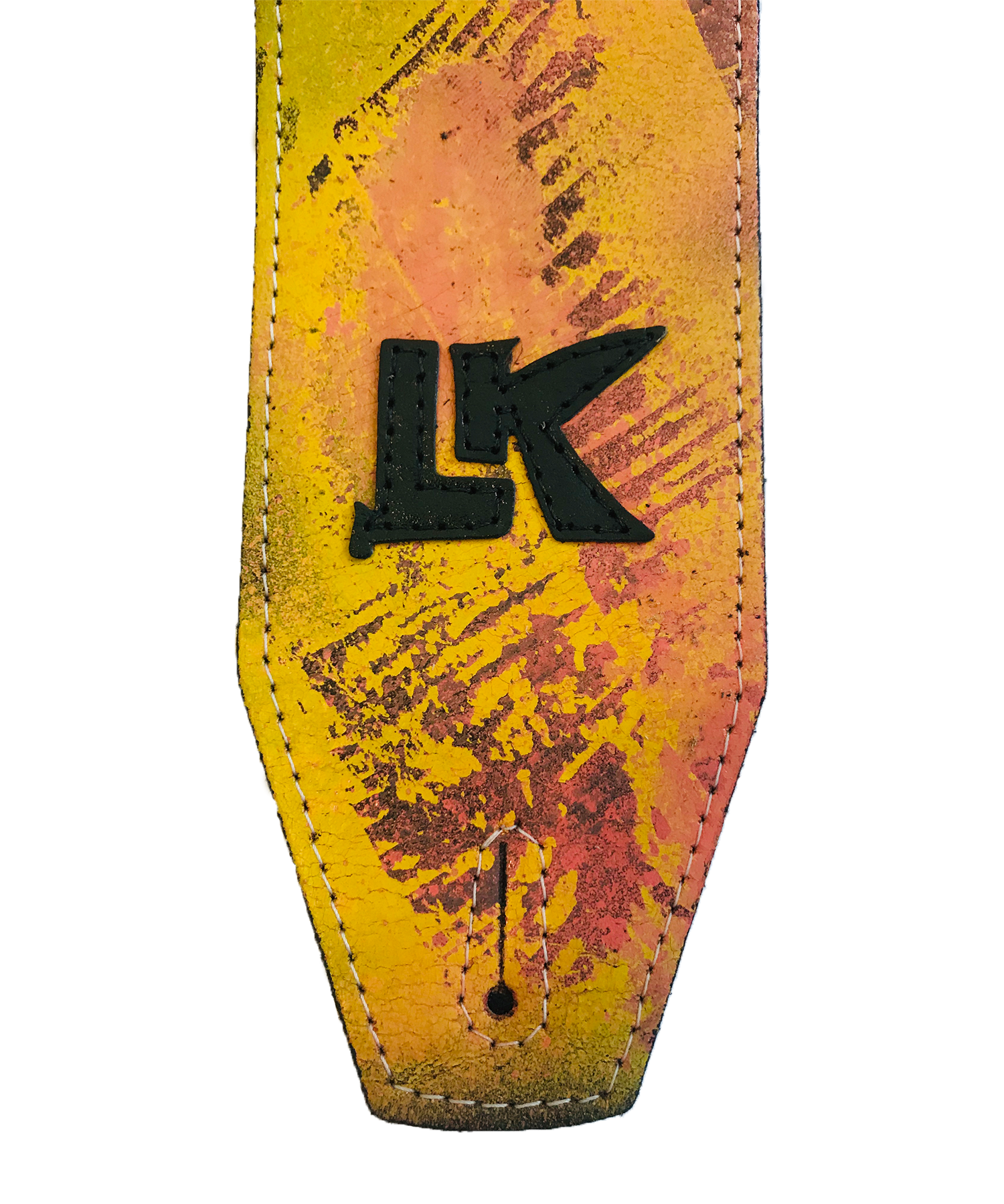 LK Pink Yellow Brown Spray Paint Strap – LK STRAPS
