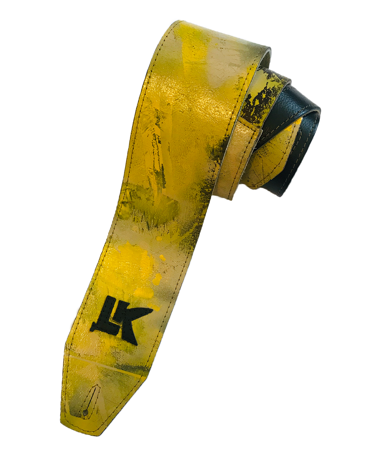 LK Yellow Brown Grey Spray Paint Strap