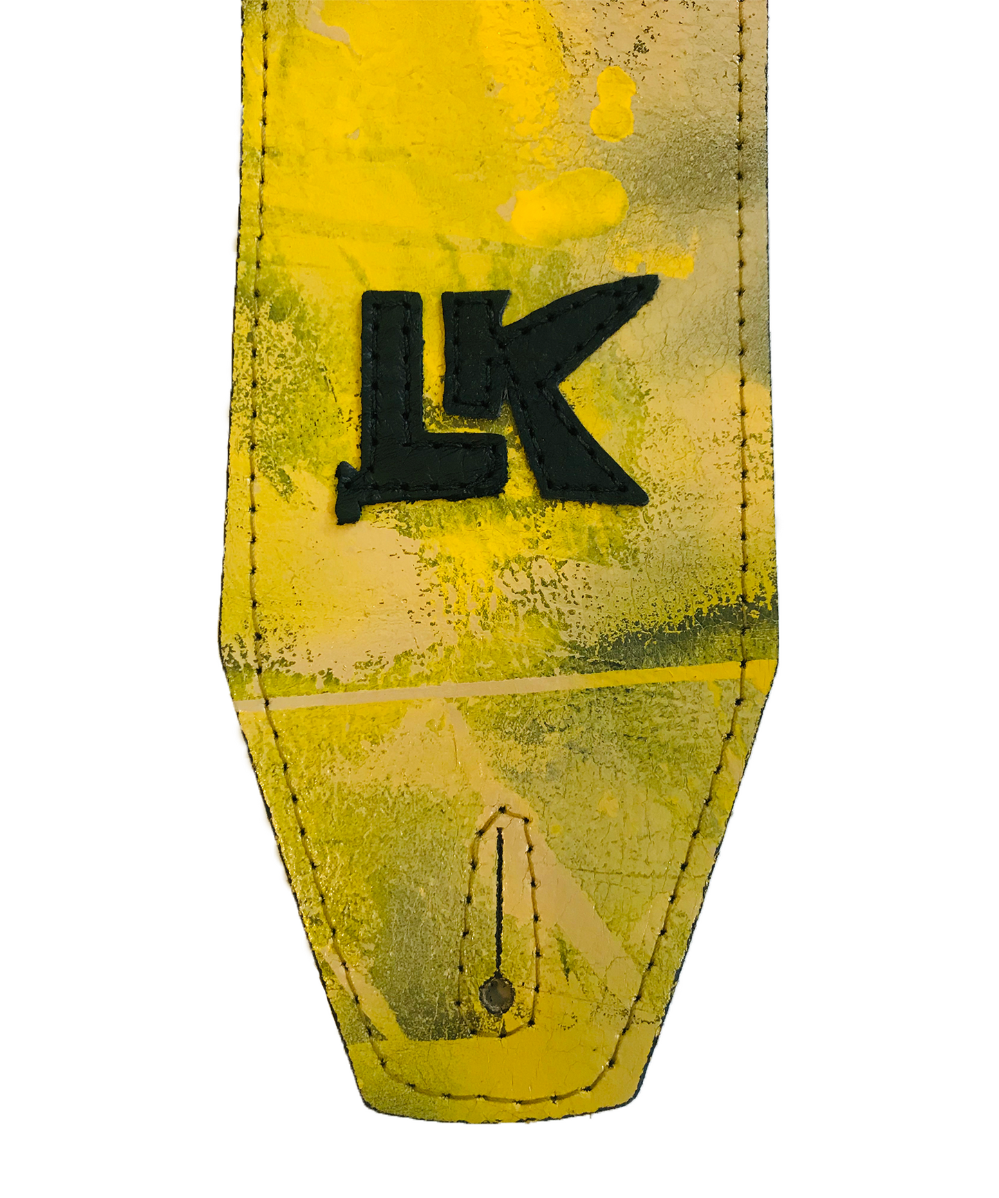 LK Yellow Brown Grey Spray Paint Strap