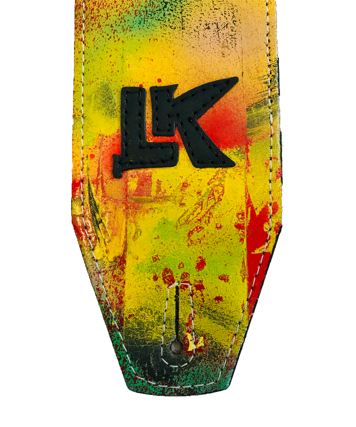 LK Yellow Green Red Spray Paint Strap