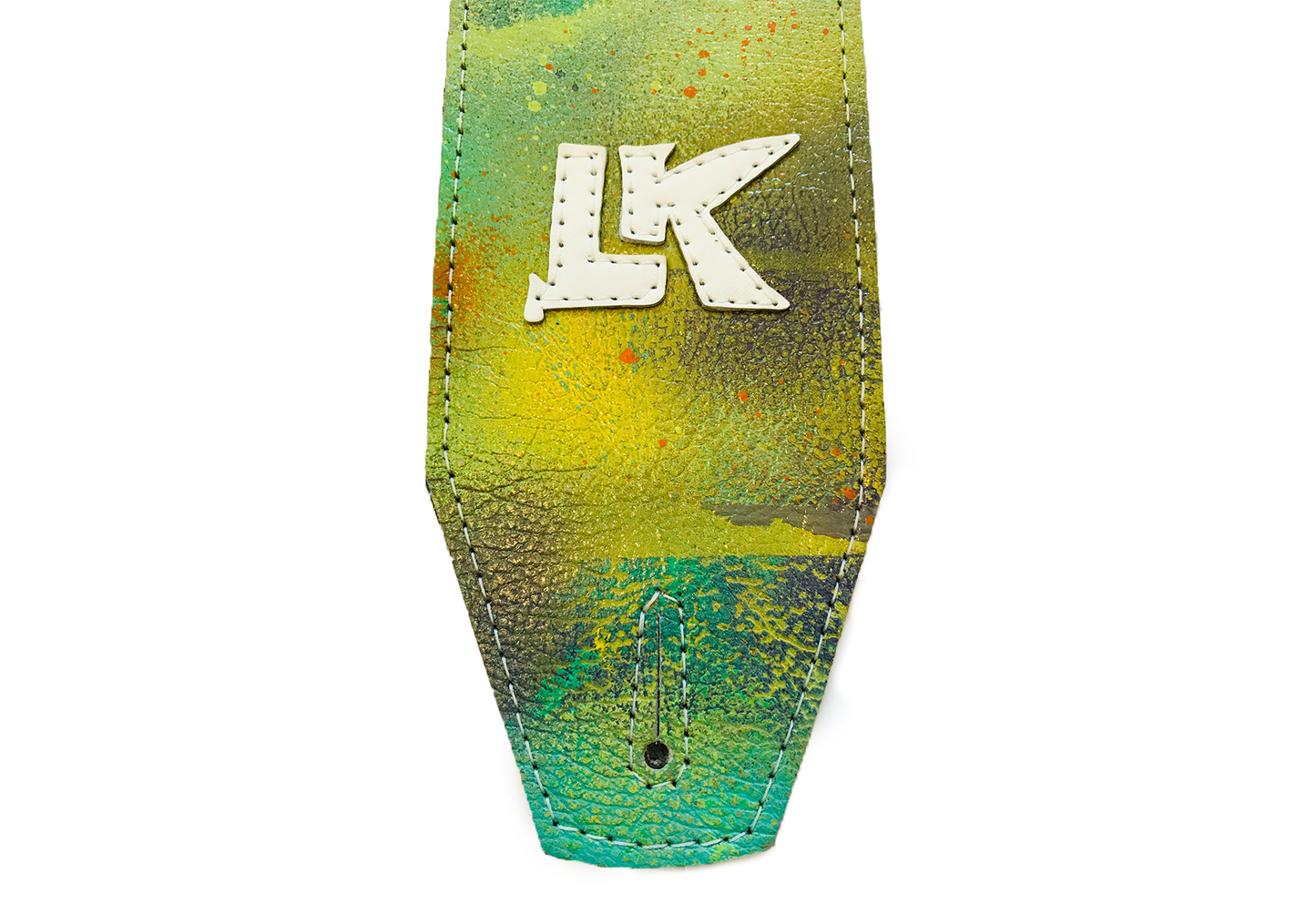 LK Green Yellow Purple Spray Paint Strap